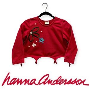 Hanna Anderson Embroidered
Sweatshirt, Size‎ 120 (6-7), MSRP $32
